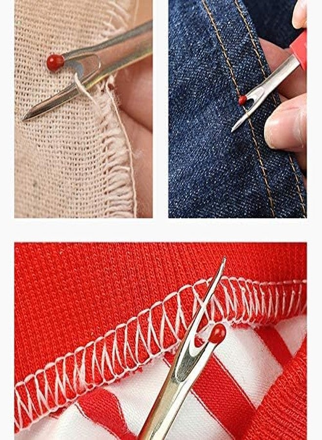 Jasol Sewing Tool Seam Ripper Uses Stich Opener Full Range for Sewing Crafting (Pack of 2 Big Seam Ripper Brown) - Image 3
